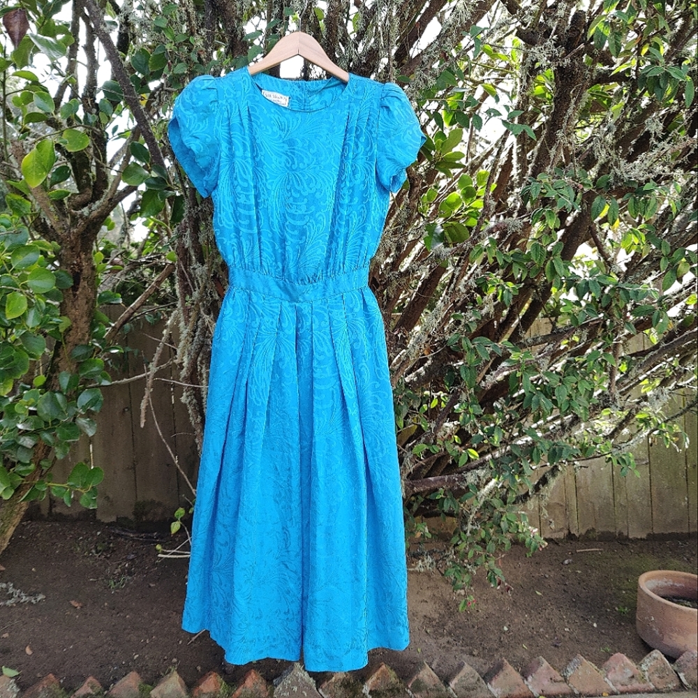 Vintage Silk Studio Dress | 0-2